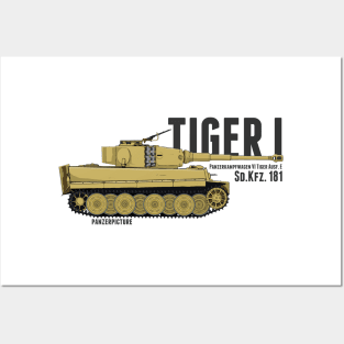 Tiger I Late Posters and Art